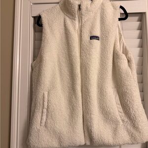 Patagonia Ivory Sherpa Fleece Vest